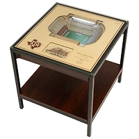 Brown Texas A&M Aggies 25-Layer StadiumView Lighted End Table