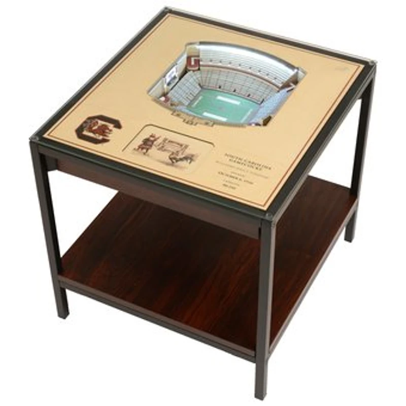 South Carolina Gamecocks 25-Layer StadiumView Lighted End Table