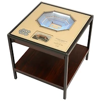 Brown North Carolina Tar Heels 25-Layer StadiumView Lighted End Table