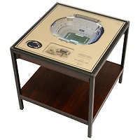 Brown Penn State Nittany Lions 25-Layer StadiumView Lighted End Table