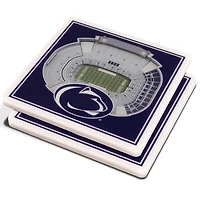 Blue Penn State Nittany Lions 3D StadiumViews Coasters