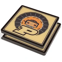 Purdue Boilermakers 3D StadiumViews Coasters