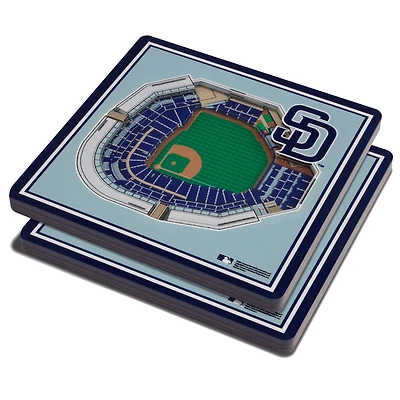 San Diego Padres 3D StadiumView Coasters