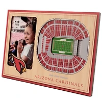 Brown Arizona Cardinals 3D StadiumViews Picture Frame