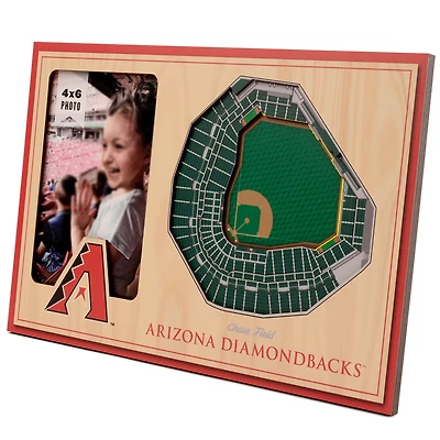 Brown Arizona Diamondbacks 3D StadiumViews Picture Frame