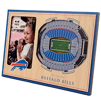 Brown Buffalo Bills 3D StadiumViews Picture Frame