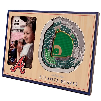 Brown Atlanta Braves 3D StadiumViews Picture Frame