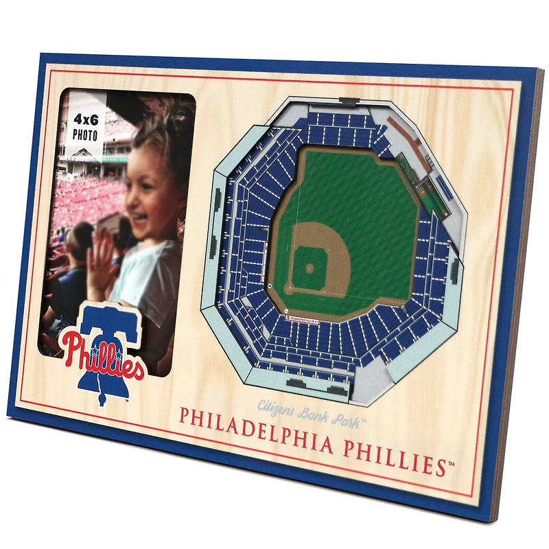 Brown Philadelphia Phillies 3D StadiumViews Picture Frame