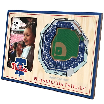 Brown Philadelphia Phillies 3D StadiumViews Picture Frame