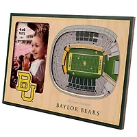 Brown Baylor Bears 3D StadiumViews Picture Frame
