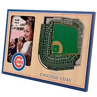 Brown Chicago Cubs 3D StadiumViews Picture Frame