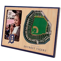 Brown Detroit Tigers 3D StadiumViews Picture Frame