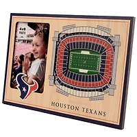 Brown Houston Texans 3D StadiumViews Picture Frame