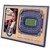 Brown Indianapolis Colts 3D StadiumViews Picture Frame