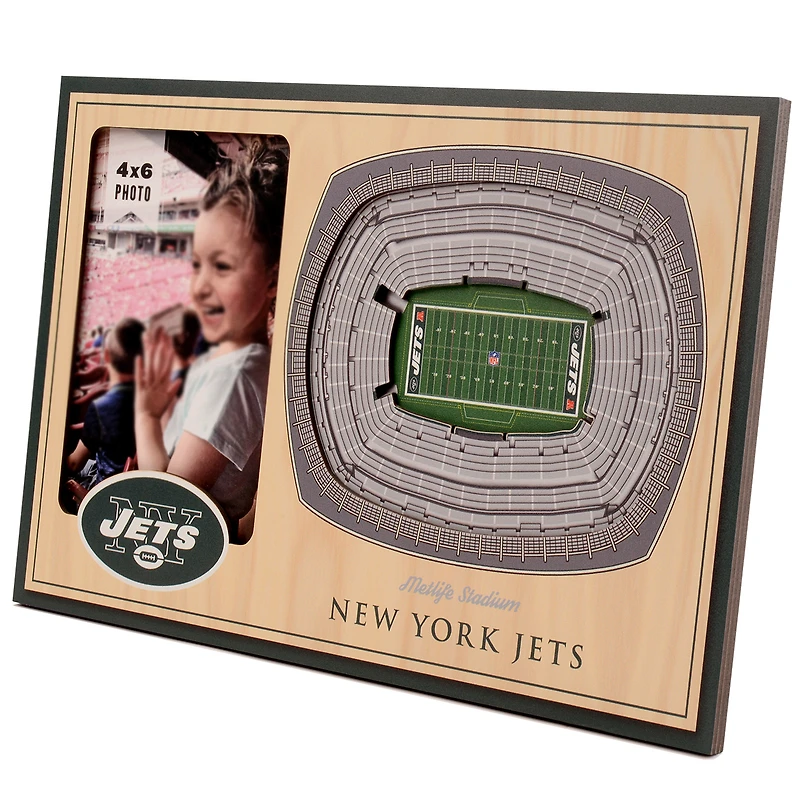 Brown New York Jets 3D StadiumViews Picture Frame