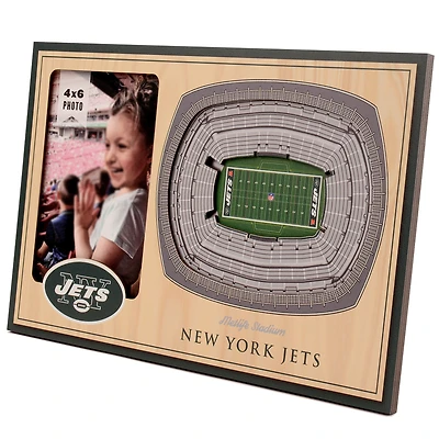 Brown New York Jets 3D StadiumViews Picture Frame