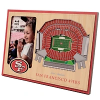 Brown San Francisco 49ers 3D StadiumViews Picture Frame
