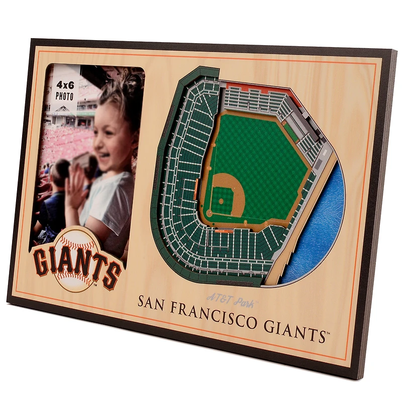 Brown San Francisco Giants 3D StadiumViews Picture Frame