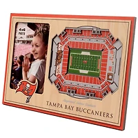 Brown Tampa Bay Buccaneers 3D StadiumViews Picture Frame