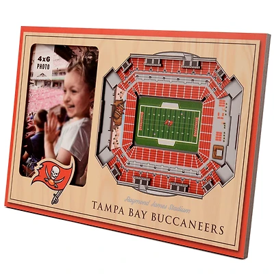Brown Tampa Bay Buccaneers 3D StadiumViews Picture Frame