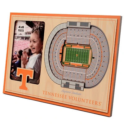 Brown Tennessee Volunteers 3D StadiumViews Picture Frame