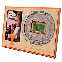 Brown Tennessee Volunteers 3D StadiumViews Picture Frame