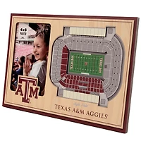 Brown Texas A&M Aggies 3D StadiumViews Picture Frame