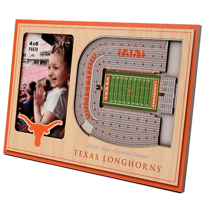 Brown Texas Longhorns 3D StadiumViews Picture Frame