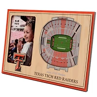 Brown Texas Tech Red Raiders 3D StadiumViews Picture Frame