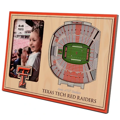 Brown Texas Tech Red Raiders 3D StadiumViews Picture Frame
