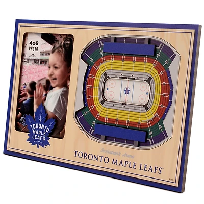 Brown Toronto Maple Leafs 3D StadiumViews Picture Frame