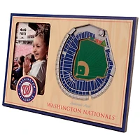Brown Washington Nationals 3D StadiumViews Picture Frame