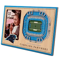 Brown Carolina Panthers 3D StadiumViews Picture Frame
