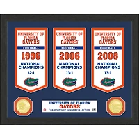 Highland Mint Florida Gators 12'' x 15'' National Champions Banner Photo Mint