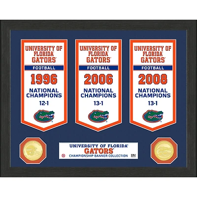 Highland Mint Florida Gators 12'' x 15'' National Champions Banner Photo Mint