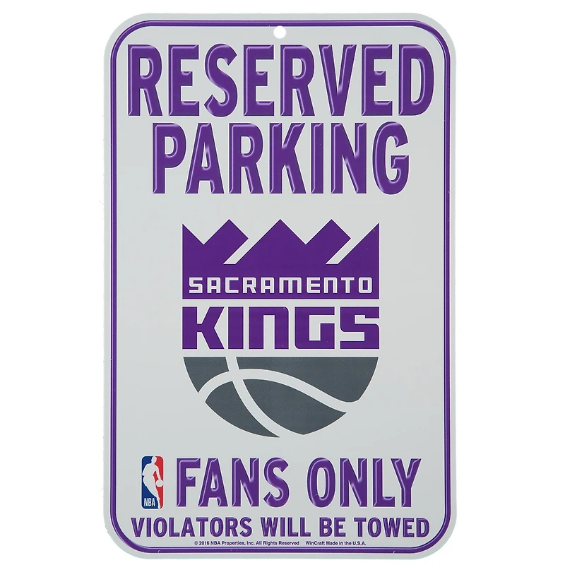 WinCraft Sacramento Kings 11" x 17" Indoor/Outdoor Sign