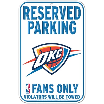 WinCraft Oklahoma City Thunder 11" x 17" Indoor/Outdoor Sign
