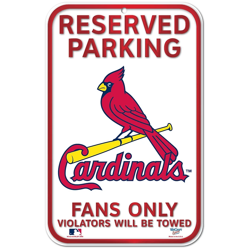 WinCraft St. Louis Cardinals 11" x 17" Indoor/Outdoor Sign
