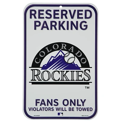 WinCraft Colorado Rockies 11" x 17" Indoor/Outdoor Sign