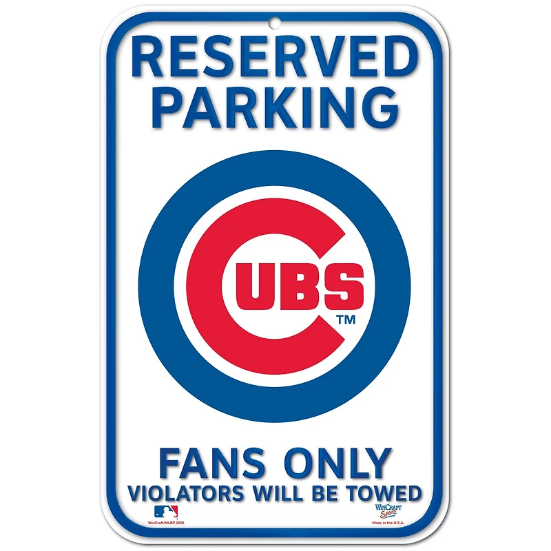 WinCraft Chicago Cubs 11" x 17" Indoor/Outdoor Sign