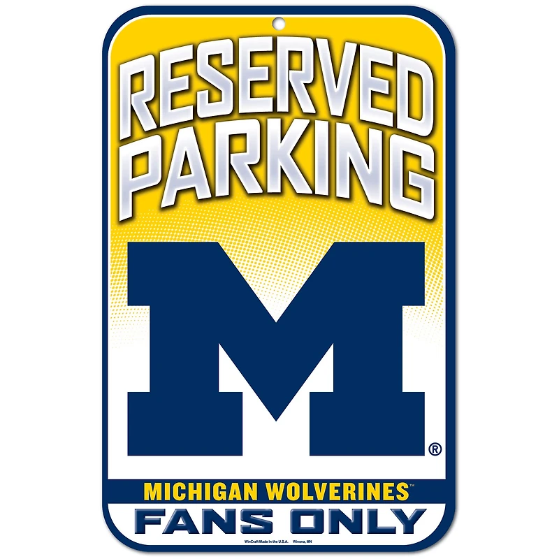 WinCraft Michigan Wolverines 11" x 17" Indoor/Outdoor Sign