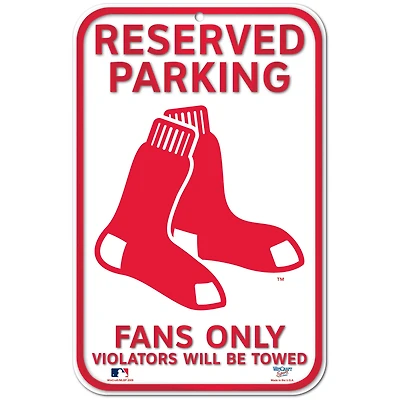 WinCraft Boston Red Sox 11" x 17" Indoor/Outdoor Sign