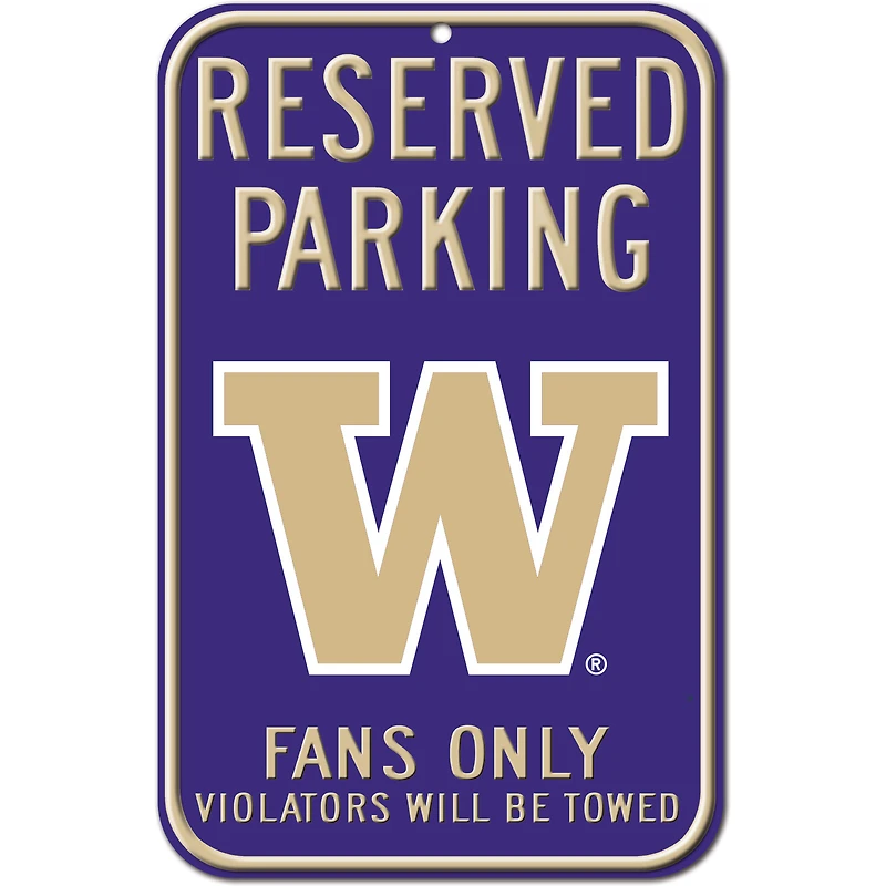 WinCraft Washington Huskies 11" x 17" Indoor/Outdoor Sign