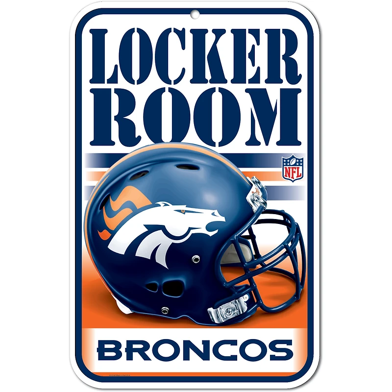 WinCraft Denver Broncos 11" x 17" Indoor/Outdoor Sign