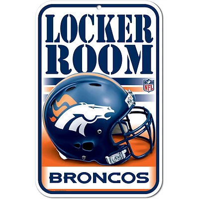 WinCraft Denver Broncos 11" x 17" Indoor/Outdoor Sign