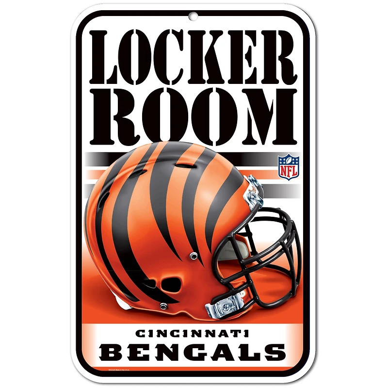 WinCraft Cincinnati Bengals 11" x 17" Indoor/Outdoor Sign