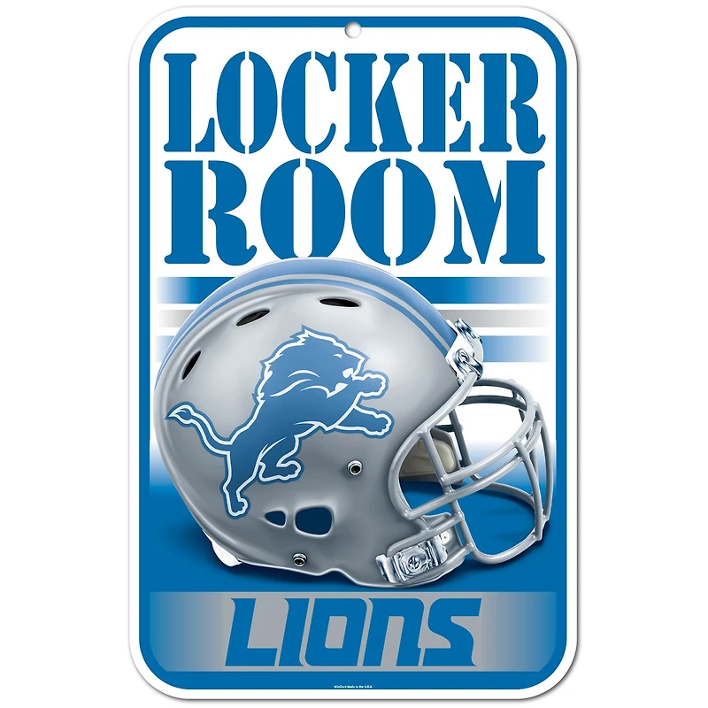 WinCraft Detroit Lions 11" x 17" Indoor/Outdoor Sign