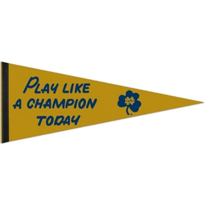 WinCraft Notre Dame Fighting Irish 12" x 30" Large Logo Premium Pennant