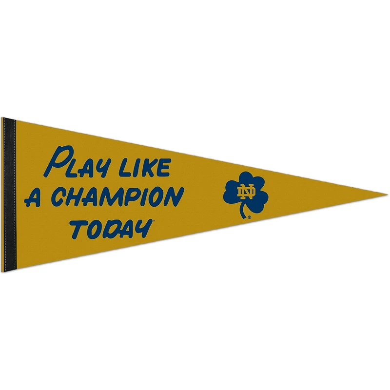 WinCraft Notre Dame Fighting Irish 12" x 30" Large Logo Premium Pennant
