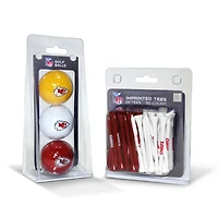 Kansas City Chiefs 3-Golf Ball & 50-Golf Tee Set